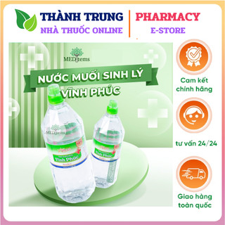 Nước muối sinh lý vĩnh phúc spa 297 natri clorid 0.9% chai 500ml