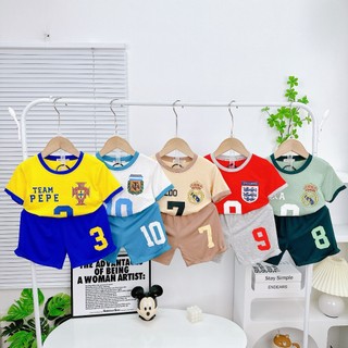Bộ thun lạnh cộc tay thể thao minky mom chính hãng thun lạnh đáng yêu bé trai 💥 💥 💥 💥 💥