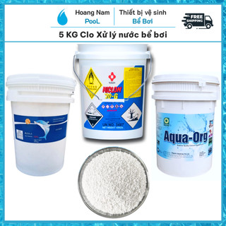 5 kg clo nhật bản, ấn độ, trung quốc xử lý nước bể bơi, chlorine bột 70 xử lý nước hồ bơi