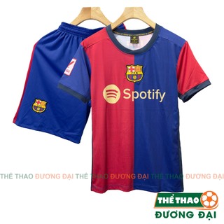 Quần Áo Bóng Đá, Đồ Đá Banh Barcelona Xanh Đỏ 2024 2025 Thun Lạnh Cao Cấp Thể Thao Đương Đại