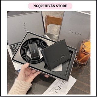 ♥️MẪU MỚI♥️ Bộ thắt lưng ví da nam sang trọng và đẳng cấp - Thắt lưng nam, Ví nam da tặng hộp và túi xách hãng xịn