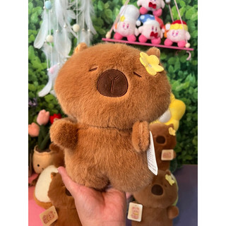 thú bông capybara cài hoa