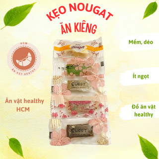 Kẹo Nougat  Ít Calo Dành Cho Người Ăn Kiêng Thích Vị Ngọt Nhẹ Mềm Dẻo Đồ Ăn Vặt Healthy HCM.