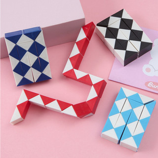Đồ chơi xếp hình rubik 3D thần kì hình con rắn mini