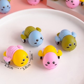 Xe chú rùa đáng yêu cho bé mini chạy cót bánh đà đồ chơi cho bé