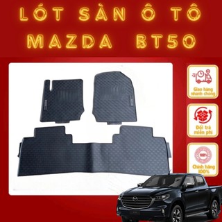 Thảm lót sàn oto mazda bt50, thảm sàn cao su đúc không mùi cao cấp nissin
