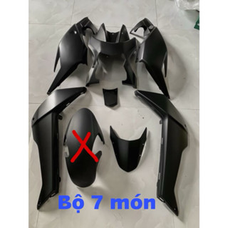 Bộ nhựa 6,7,8 món lắp xe điện Xmen đèn bi cầu( tặng kèm 4 ốc lắp mặt nạ) phụ tùng xe điện