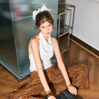 MOODSWINGS - Áo yếm cổ đỗ hở lưng AMY HALTER TOP