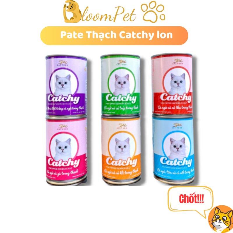 PATE CATCHY LON 400G - PATE CHẤT LƯỢNG CHO MÈO Bloompet