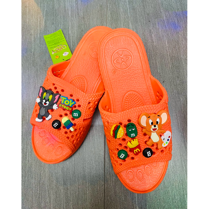 (Được chọn sticker) Dép tổ ong VAC Siêu nhẹ nhiều màu sắc gắn sticker theo chủ đề dể thương.Lùi SIZE khi mua hàng