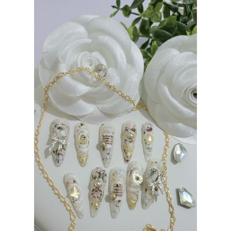 Nails thiết kế Size S ( Journal Nails)