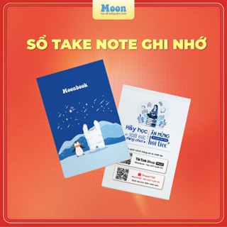 Sổ tay ghi chép mini ,sổ note từ vựng, sổ todolist lên kế hoạch hàng ngày, 100 trang moonbook