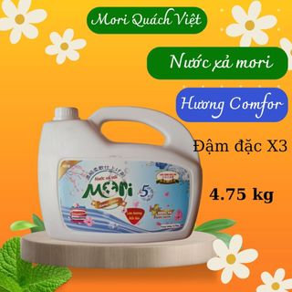 Nước xả vải siêu đậm đặc MORI hương Comfor, can 4.75kg
