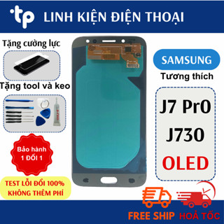 Màn Hình SAMSUNG J7 Pro / J730 OLED  (Tặng cường lực, keo dán và chọc sim)