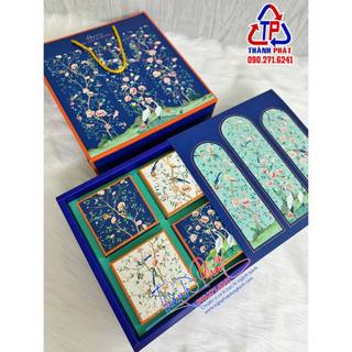 10 hộp 4 bánh trung thu khai thu - hộp đựng 4 bánh trung thu 150g -250g - mẫu hộp trung thu 4 bánh mới 2024