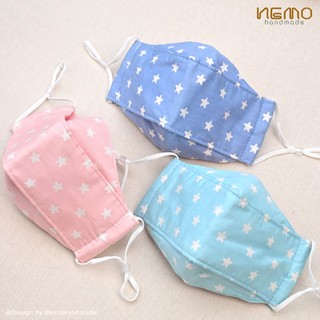 Khẩu Trang Vải 4D Nemo Handmade Họa Tiết, Chống Nắng, Chống Bụi, Lọc Khuẩn - KTWA