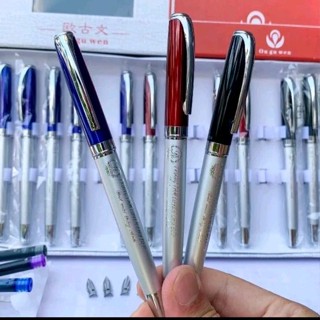 2 BÚT máy luyện chữ đẹp ngòi mài Thầy Ánh008_bút nét thanh nét đậm(có ngòi thay)