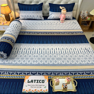 Mẫu Sọc. Bộ ga thun Latico siêu lạnh Lụa