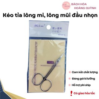 Kéo cắt tỉa lông mày, lông mi, lông mũi đầu nhọn.