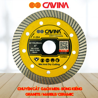 Lưỡi cắt gạch đa năng cao cấp cavina phi 110mm lưỡi thẳng-lưới-cắt nét/siêu bền/dùng cho máy cầm tay