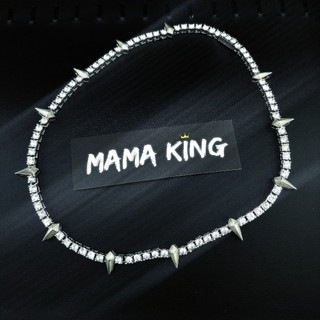 (TẶNG KÈM NHẪN)DÂY CHUYỀN TENNIS WAKANDA UNISEX ĐÍNH ĐÁ NHÂN TẠO TENNIS CHAIN BẢN ĐÁ THƯỜNG by MAMA KING