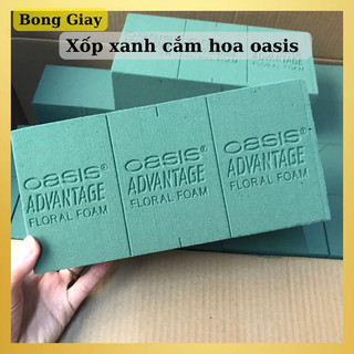 Xốp xanh cắm hoa oasis advantage, hàng chính hãng loại 1, dùng để cắm các loại hoa tươi, hoa giả