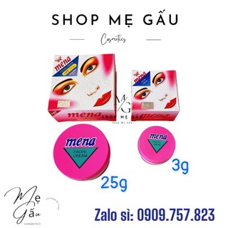 Lẻ 01 hộp kem trắng da Mena thái 25g