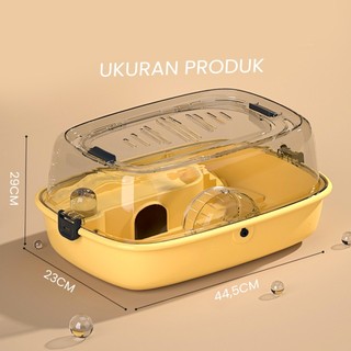 Lồng chuột hamster mica/Lồng chuột di động/hộp du lịch/chuồng chồn/Hộp chuột quá cỡ hamster Box/Hamster Box