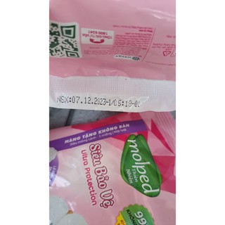 Combo 2 gói bvs Molped có cánh ngày (tổng 4 miếng)