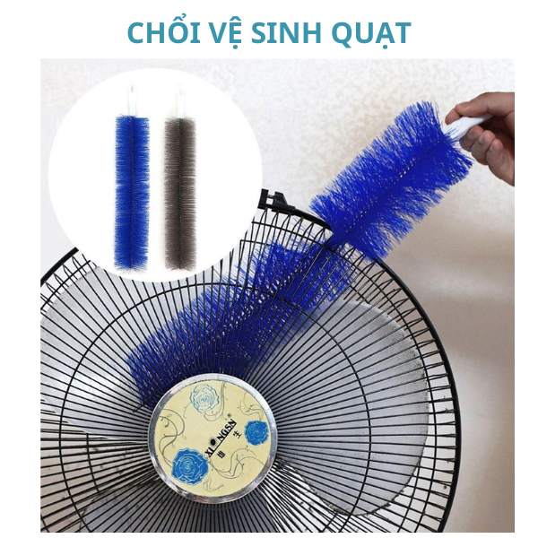 Chổi Vệ Sinh Quạt, Cọ Rửa Xe Máy Xe Đạp Đa Năng- Chổi Phủi Bụi Vệ Sinh Bàn Phím Lau Khe Hẹp Cửa Sổ