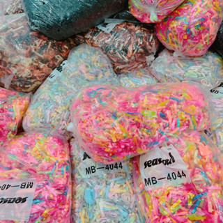 SỈ 1KG Chun( Thun )Nịt Đen Chun Nịt Màu, Chun Buộc Tóc Siêu Dai Siêu Rẻ, Túi 1kg thun cột tóc nhiều loại