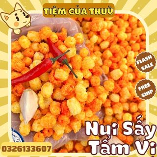 500g nui sấy tẩm vị , bắp sây giòn ,hạt sen cay tẩm gia vị đậm đà, tiệm ăn vặt thuỳ bùi