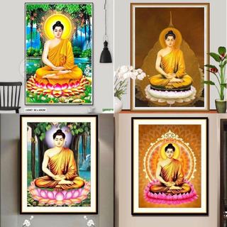 Tranh đính đá Phật Thích Ca Mâu Ni, tranh chưa đính đá (nhiều mẫu)