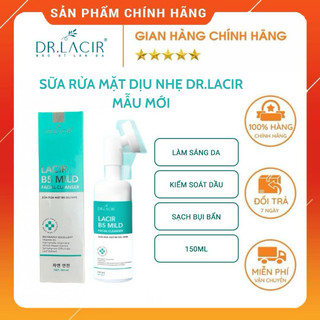 [HÀNG CHÍNH HÃNG] Sữa rửa mặt dịu nhẹ DR.LACIR 150ml dành cho da nhạy cảm