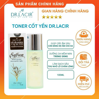 Toner cốt yến saffron Dr.Lacir 100ml dành cho da nhạy cảm