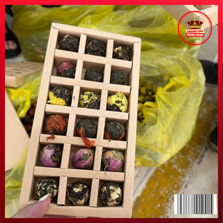 Trà Phổ Nhỉ Nở Hoa, Hộp 18 Viên, Phong Vân Fresh Food