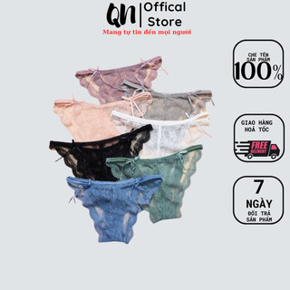 Quần Lót Ren Nữ Mềm Mịn cao Cấp Không Hằn Phối Nơ Cực Sexy CLOVER - 2601