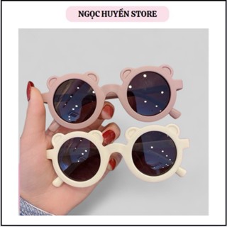 Kính trẻ em, mắt kính cho bé trai bé gái hình gấu loại đẹp nhiều màu thời trang, dễ thương