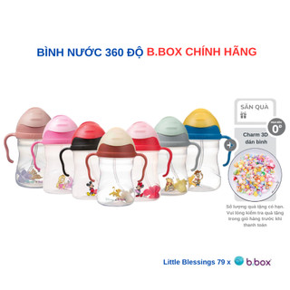 Bình nước tập hút 360 độ chính hãng cho bé 6m+