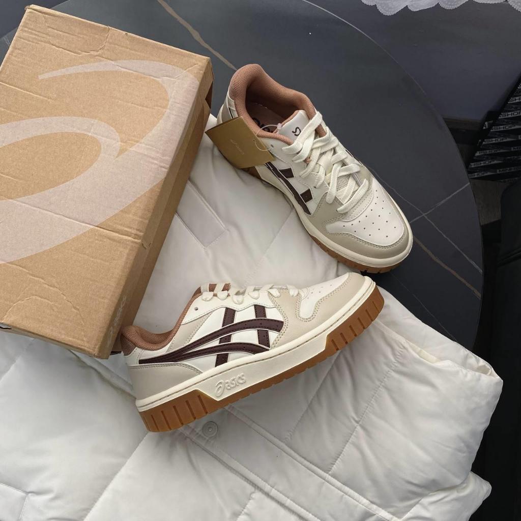 Giày Asics Court MZ 2.0 'White Brown'