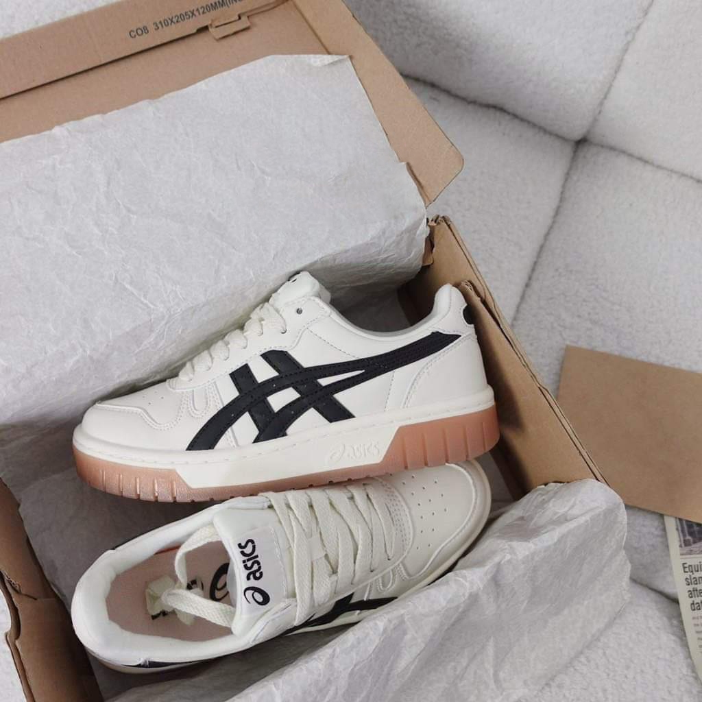 Giày Asics Court MZ Cream Black Gum