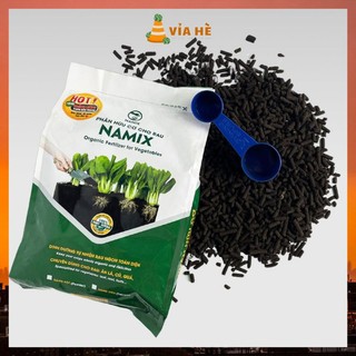 Phân hữu cơ chuyên cho rau củ quả hoa hồng NAMIX túi 2kg