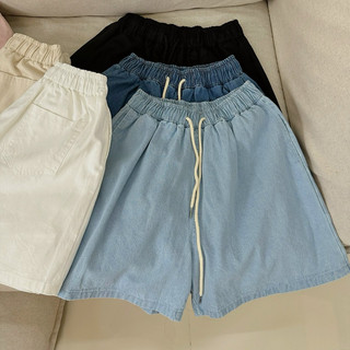 Quần short nữ cạp chun màu basic 1052