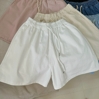 Quần short nữ cạp chun màu basic 1052