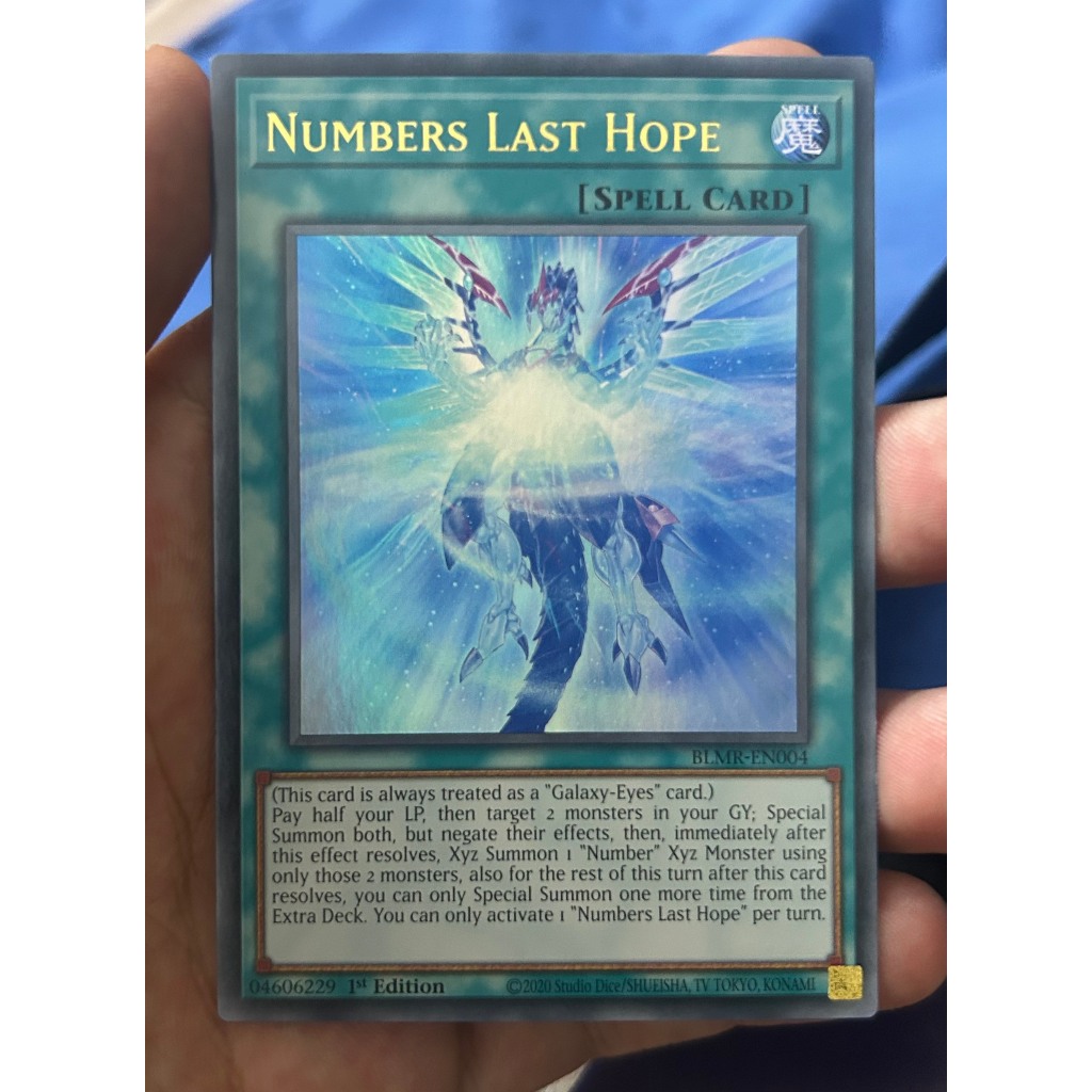 Thẻ bài Yugioh - Numbers Last Hope - BLMR-EN004 - Ultra Rare 1st Edition