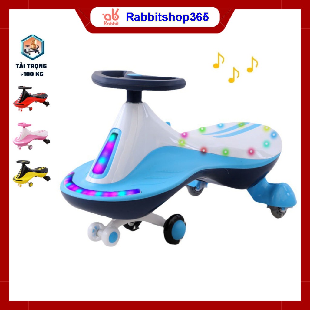Xe lắc cho bé có nhạc có đèn led nhấp nháy chòi chân trẻ em [XLAC]