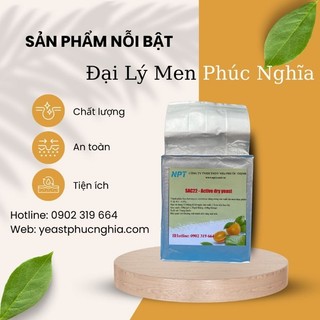Sac 22 – men rhum – dùng lên men rượu từ mật rỉ, nước mía, trái cây, đường tinh luyện – gói 500g
