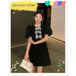 [DOLPHIN BIGSIZE] - Đầm đen bigsize - Đầm babydoll bigsize