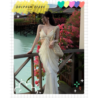 [DOLPHIN BIGSIZE] - Đầm đi biển bigsize - Set đồ đi biển bigsize - Đầm 2s bigsize