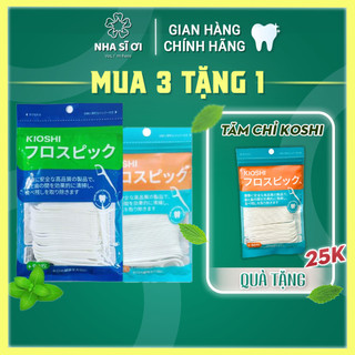Tăm chỉ kẽ răng nha khoa Kioshi chỉ nha khoa sợi nhỏ công nghệ Nhật Bản giúp vệ sinh răng miệng